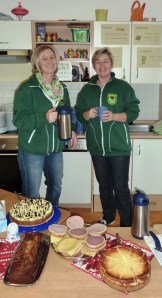 Marlies Dieminger und Martina Gotteswinter hatten Spaß bei der Arbeit