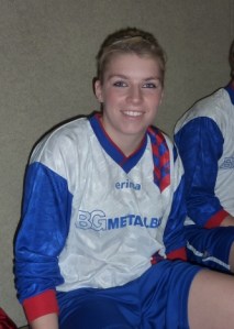 Anna Gerding von den Karthäusern erzielte das schnellste Tor des Turniers