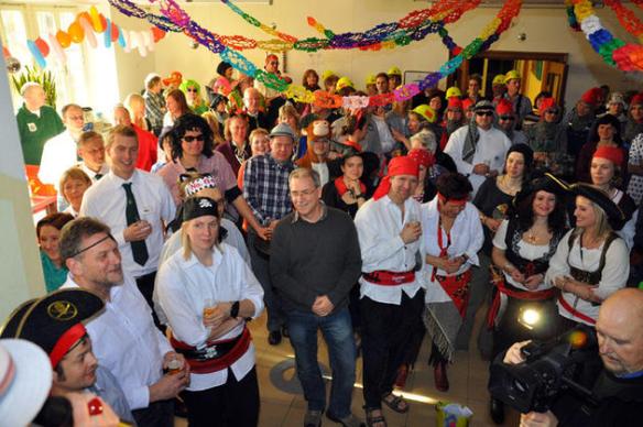 Es ging lustig zu im Rathaus