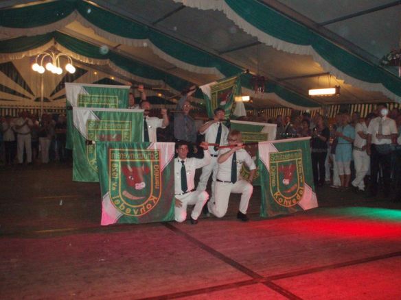 Die Fahnenschläger nach freier Kür 2012