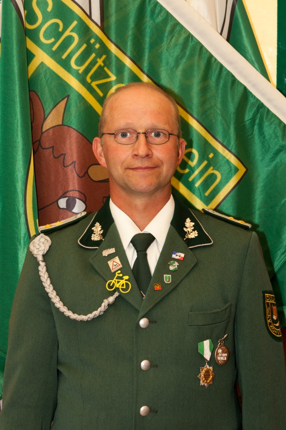 Der frisch gebackene Hauptmann Ulli Niehues