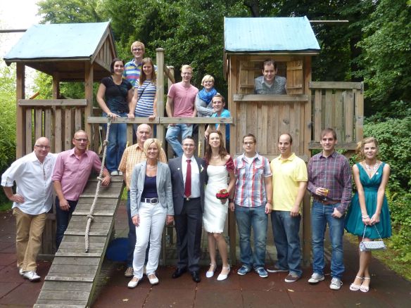 Eine tolle Truppe bei einem super Brautpaar