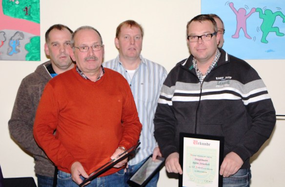 Berichte aus den Abteilungen und Ehrungen standen auch 2013 auf der Tagesordnung