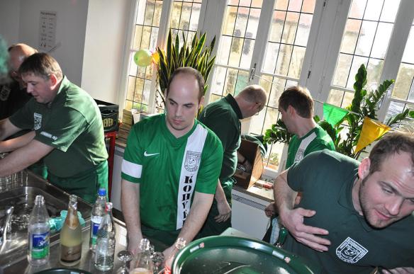 Sorgten dafür, dass niemand durstig bleiben musste. Die Kohvedeler