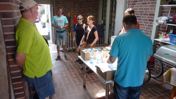 ...aber auch reichlich fleißige Helfer