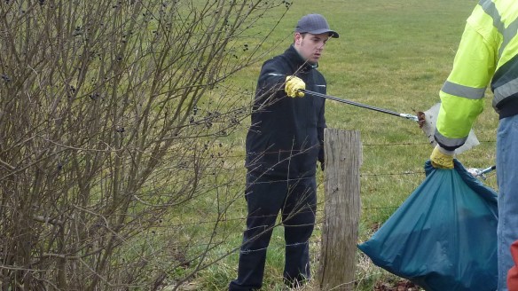 Im Einsatz hinter dem Weidezaun. Für Mirko gab es keine Hindernisse.