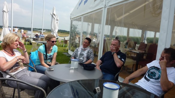 Pause an den Borkenbergen