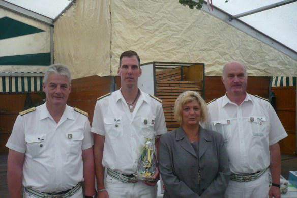 Besondere Verdienste für den Verein: Jogi Gerversmann, Hermi Fauler und Martin Wewerink