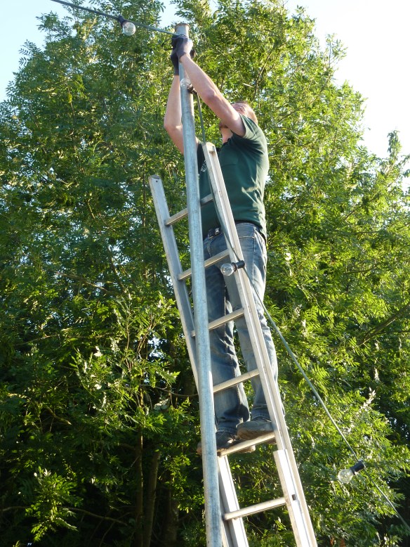 In schwindelerregender Höhe....