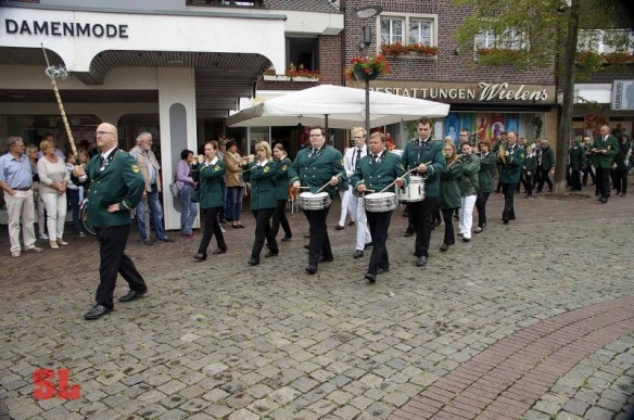 Danke für eure spontane Hilfe: Spielmannszug "In Treue fest"