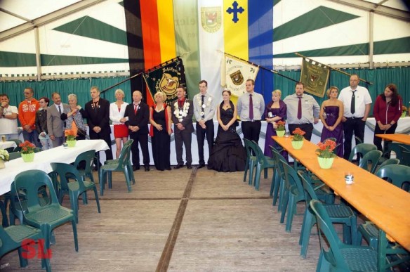 Die Königshäuser bei der Proklamation