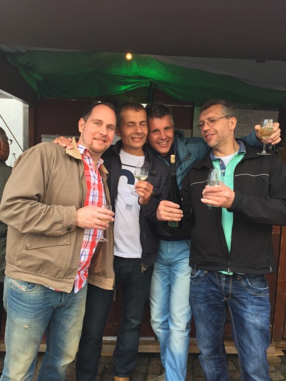 hat schon neue Ideen: Christian Frieling (zweiter von links)