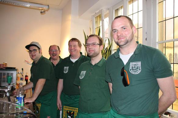 Ein Team, das Beachtung fand (auf dem Bild fehlen Holger und Guido) Foto: DZ Dülmen