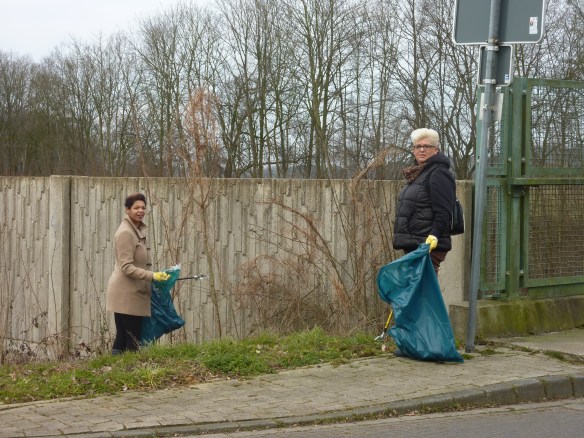 Königin Yvonne Kadirii und ihre Tochter Amy waren mit dabei. 