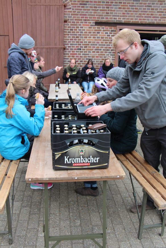 Rustikal und gemütlich ging es zu. 