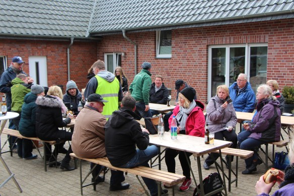 Nicht nur Zeit zum Essen, auch für Gespräche bestand ausreichend Raum.