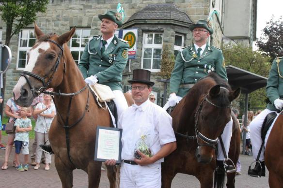 Besondere Ehrung für Georg David.