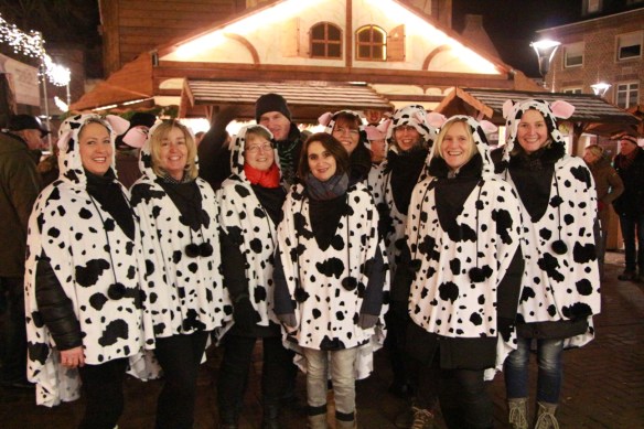 Sollten im Verlaufe des Turniers nicht nur optisch eine gute Figur machen: die Kohvedeler Eiskühe