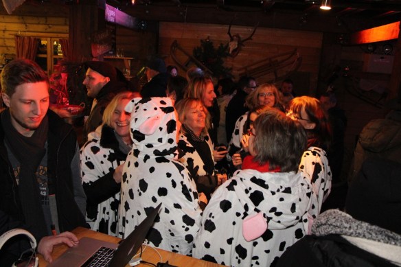 Da darf man auch mal zwischendurch kurz feiern gehen. 