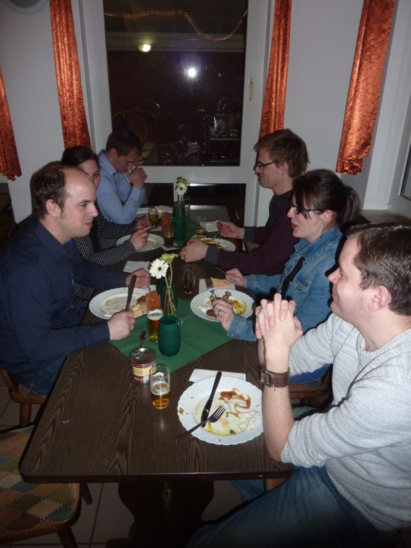 Essen, Trinken, Gepräche, was will man mehr?